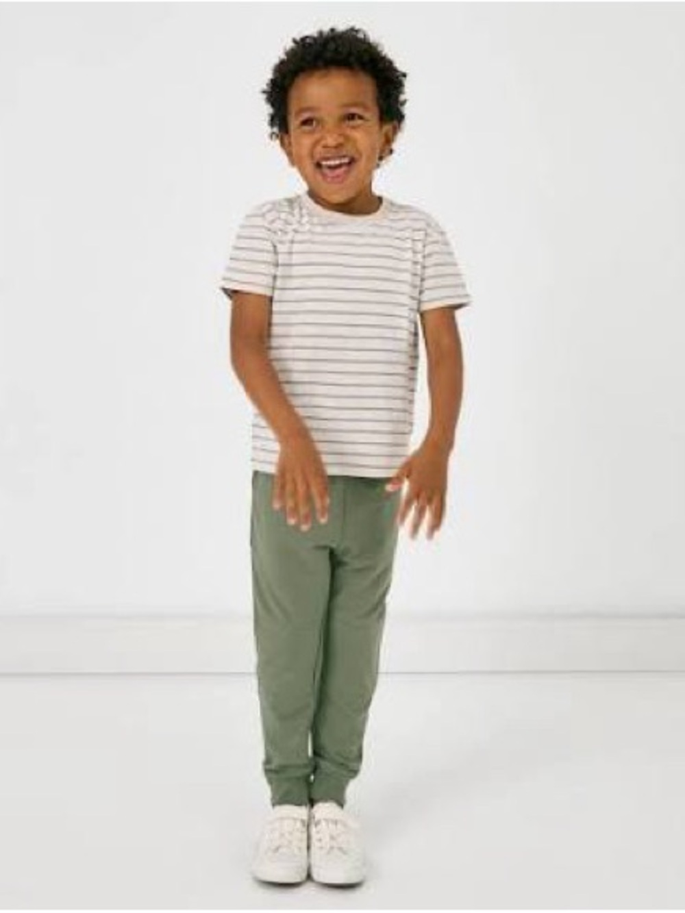 Little Sleepies Moss Green Joggers, Size 18-24m